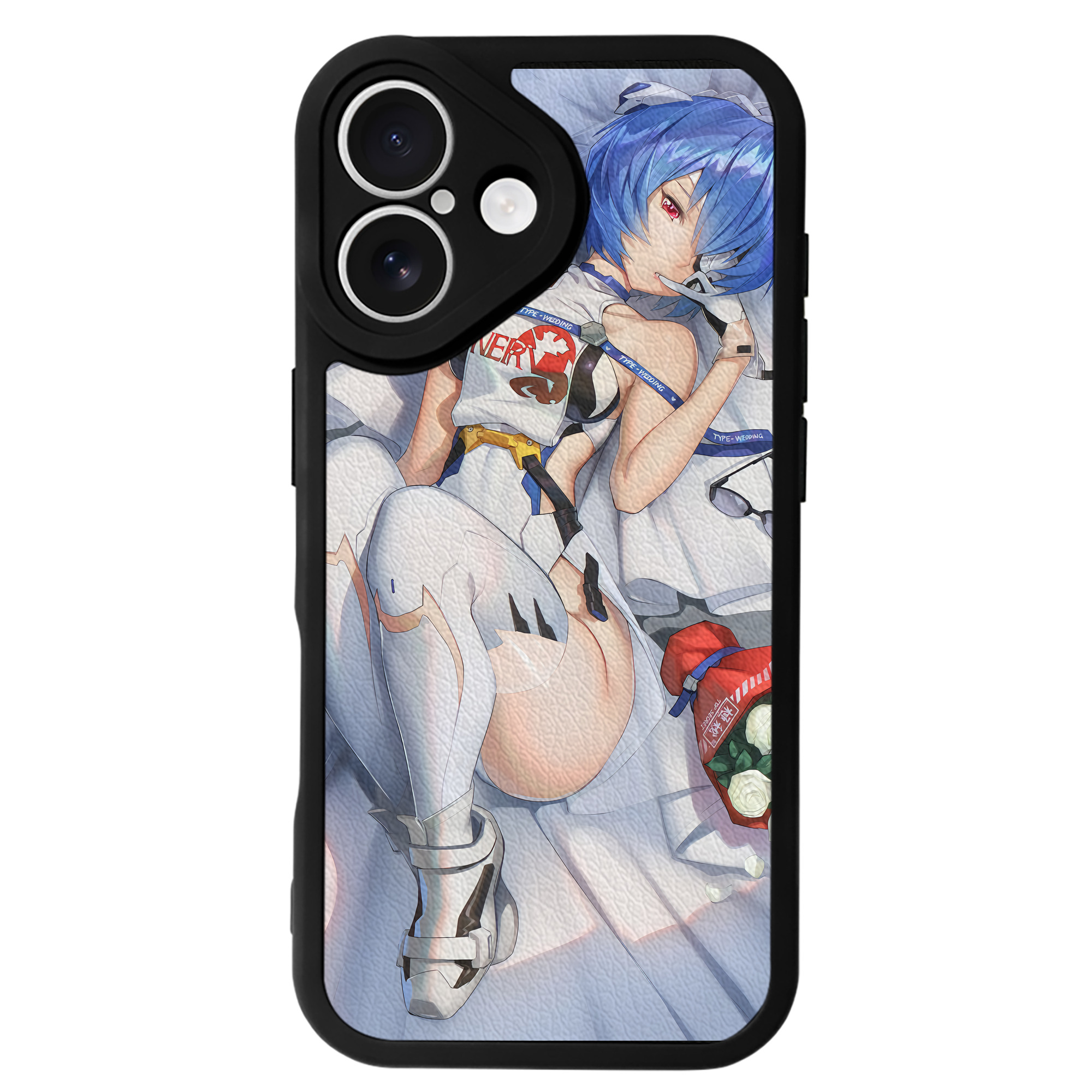 （画像用） EVA 新世紀エヴァンゲリオン 【iPhone 16シリーズ対応】シリコンスマホケース（レザー調） 材質：シリコン